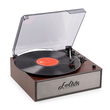 Reno Record Player Retro Wood