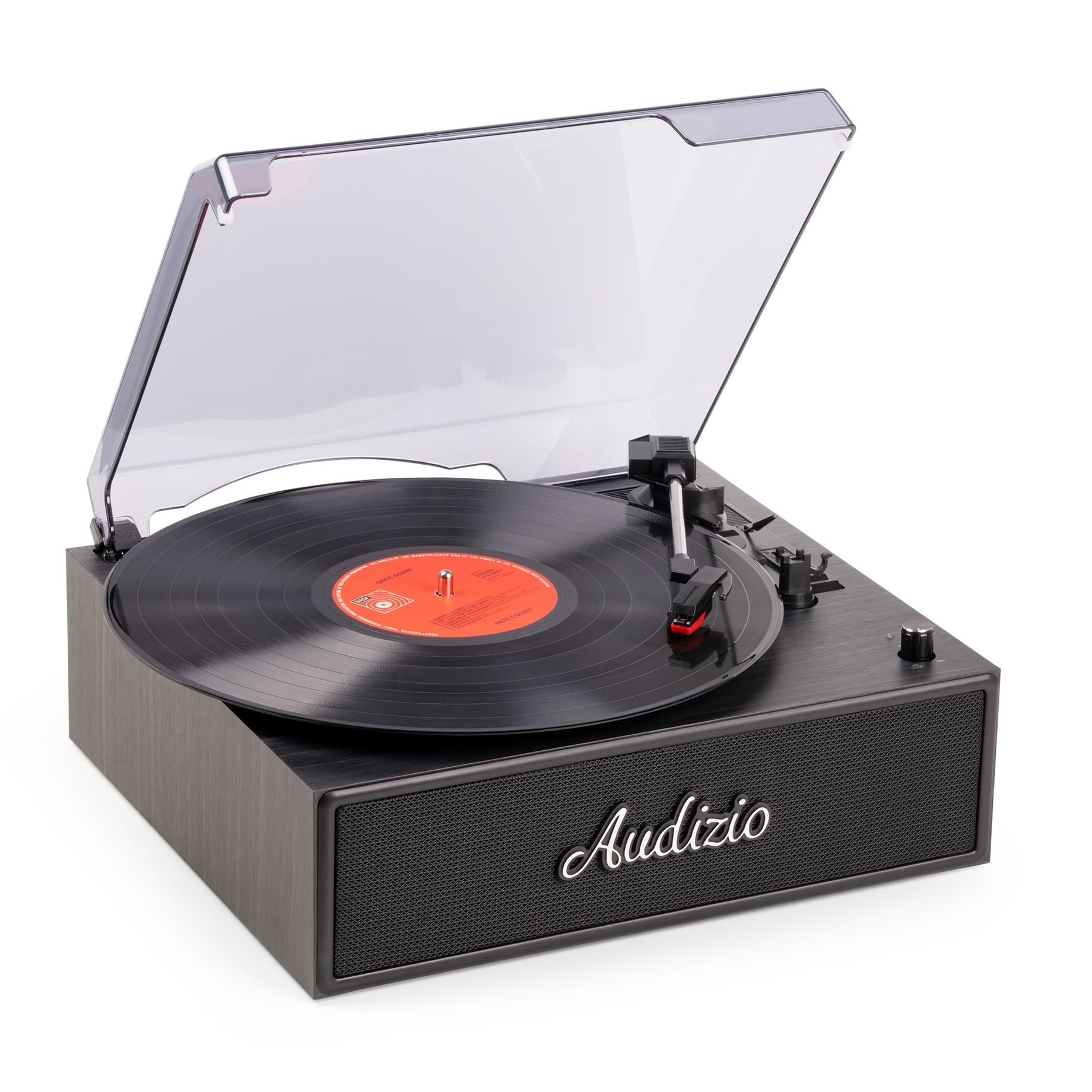 Reno Record Player Retro Black