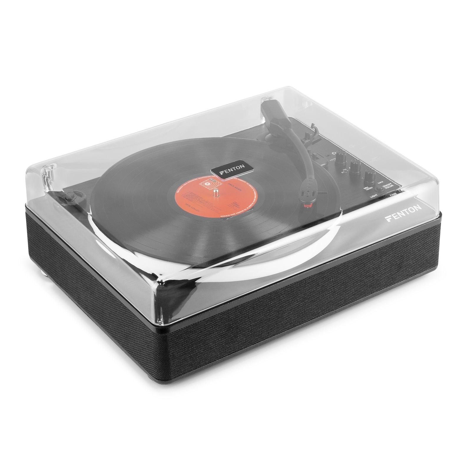 RP162LED Record Player with BT in/out Black