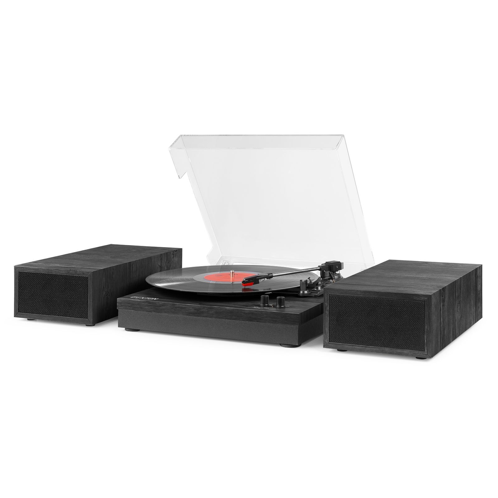 RP165B Record Player Set Black/Grey