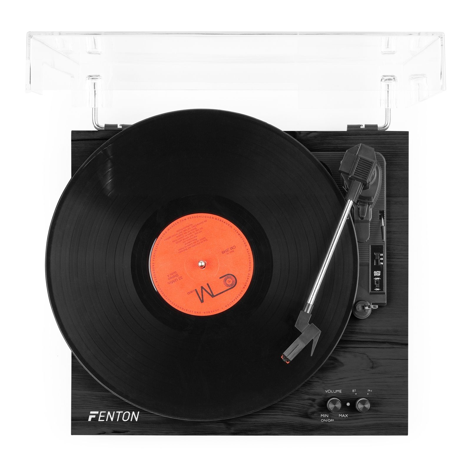 RP165B Record Player Set Black/Grey
