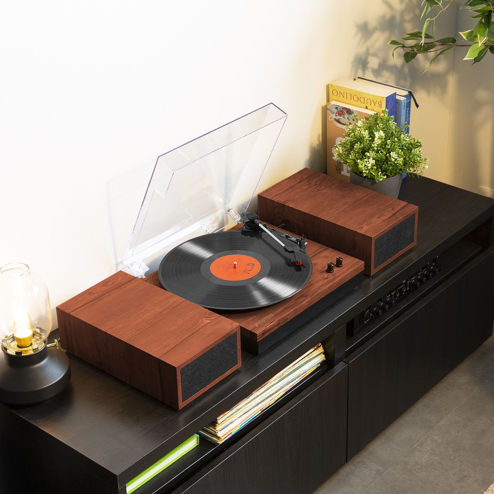 RP165C Record Player Set Cherry