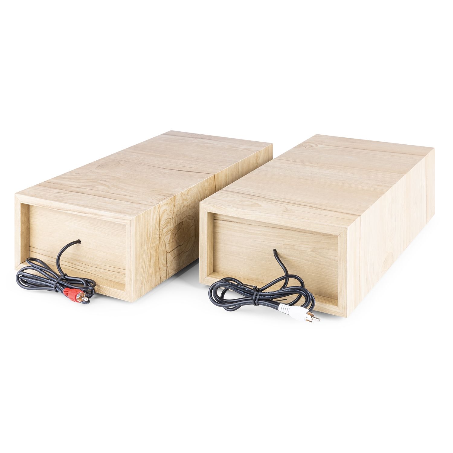 RP165L Record Player Set Light Wood