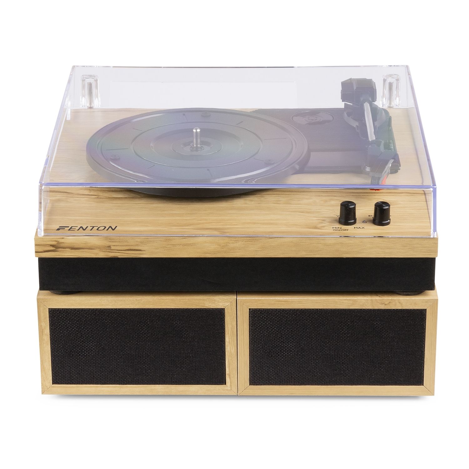 RP165L Record Player Set Light Wood