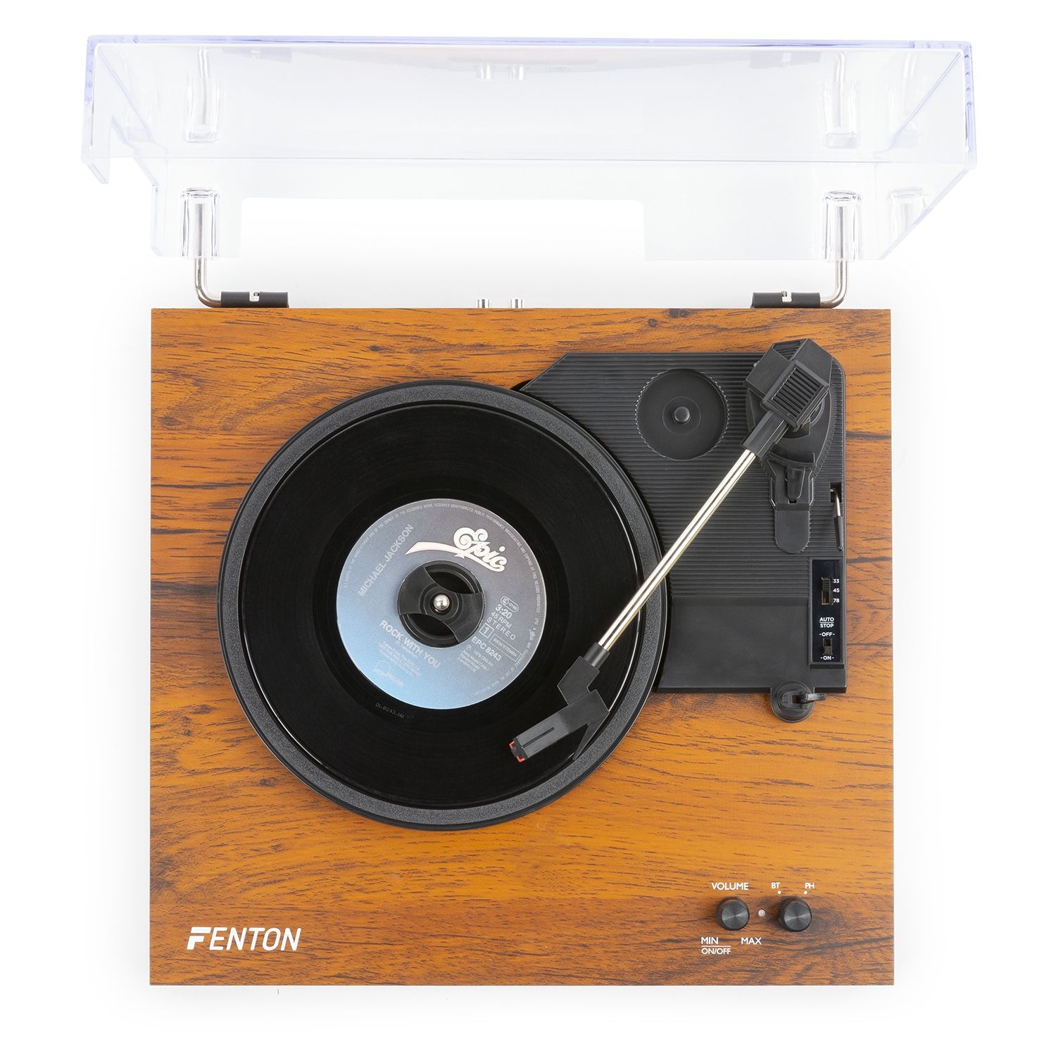 RP165 Record Player Set Wood