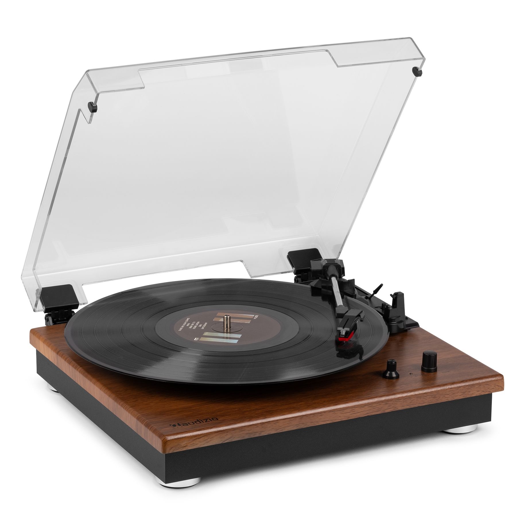 RP112L Record Player BT in/out Light Wood