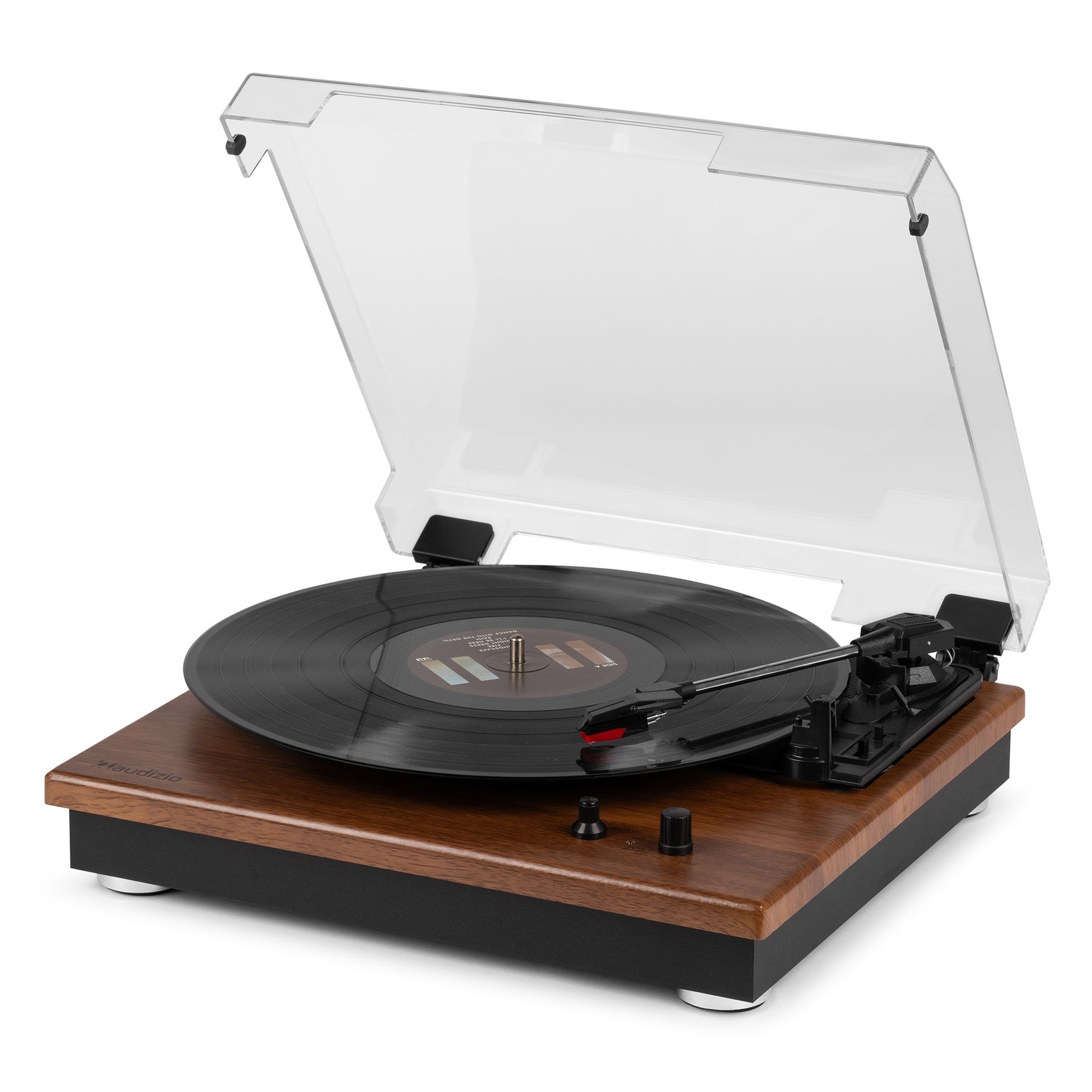 RP112L Record Player BT in/out Light Wood