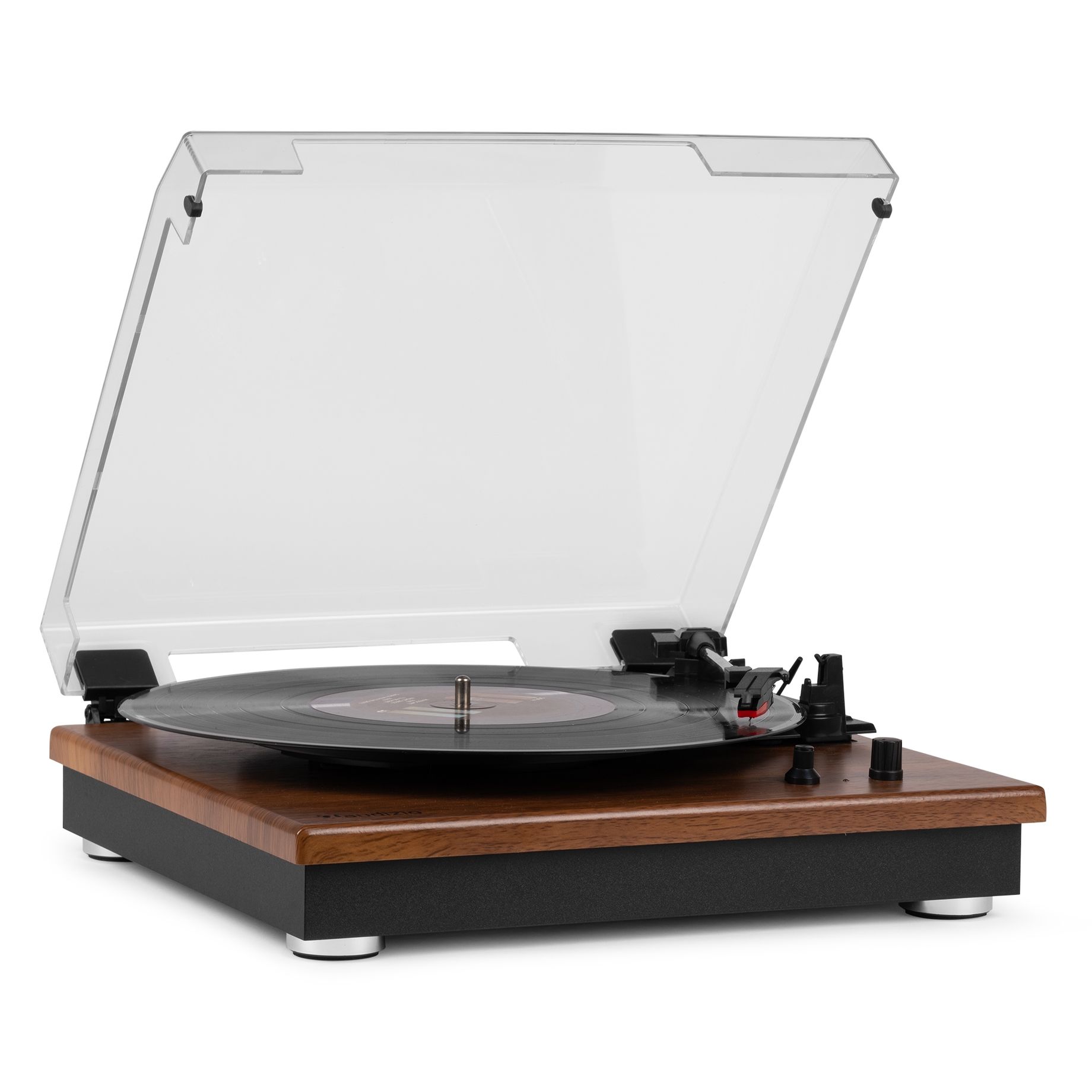 RP112L Record Player BT in/out Light Wood