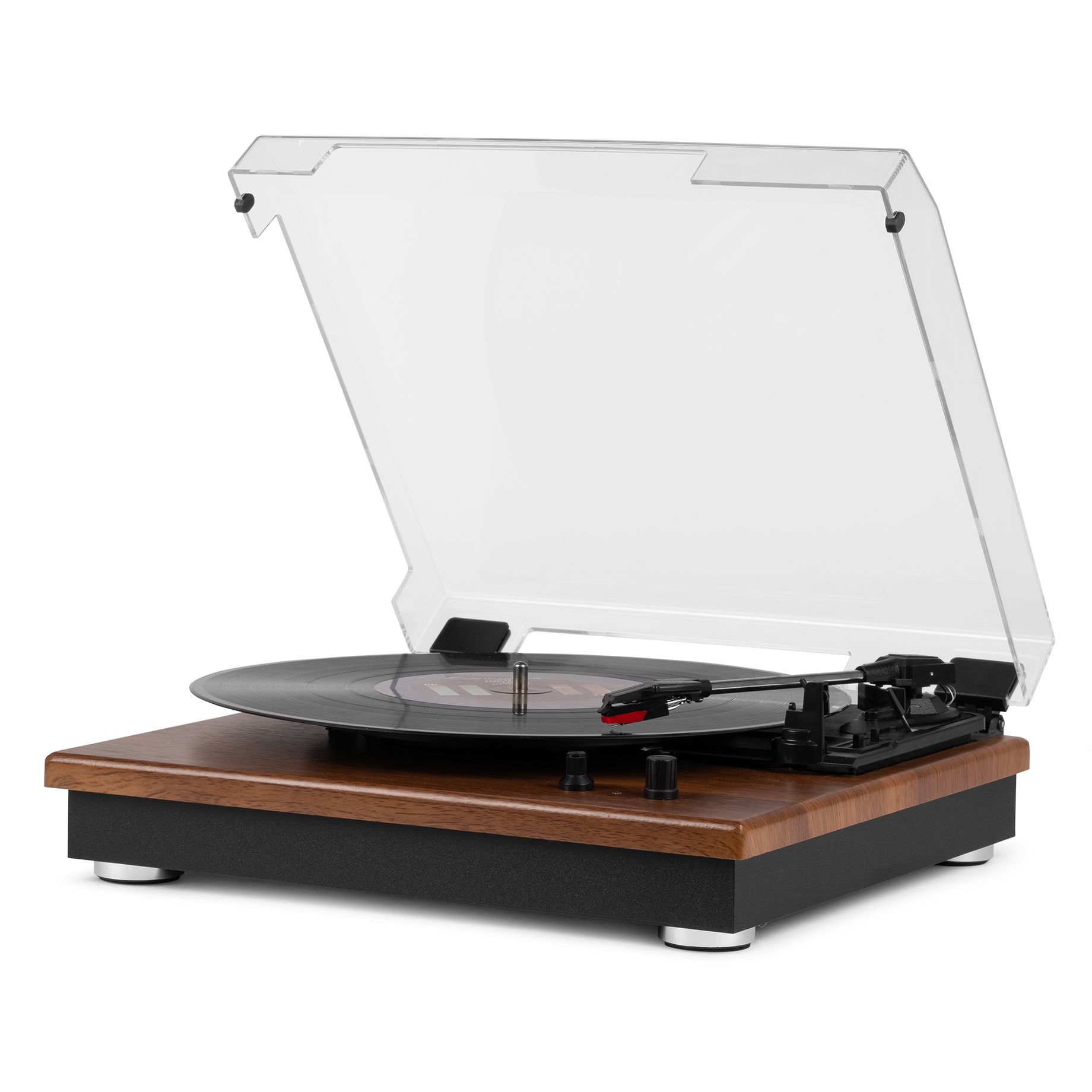 RP112L Record Player BT in/out Light Wood
