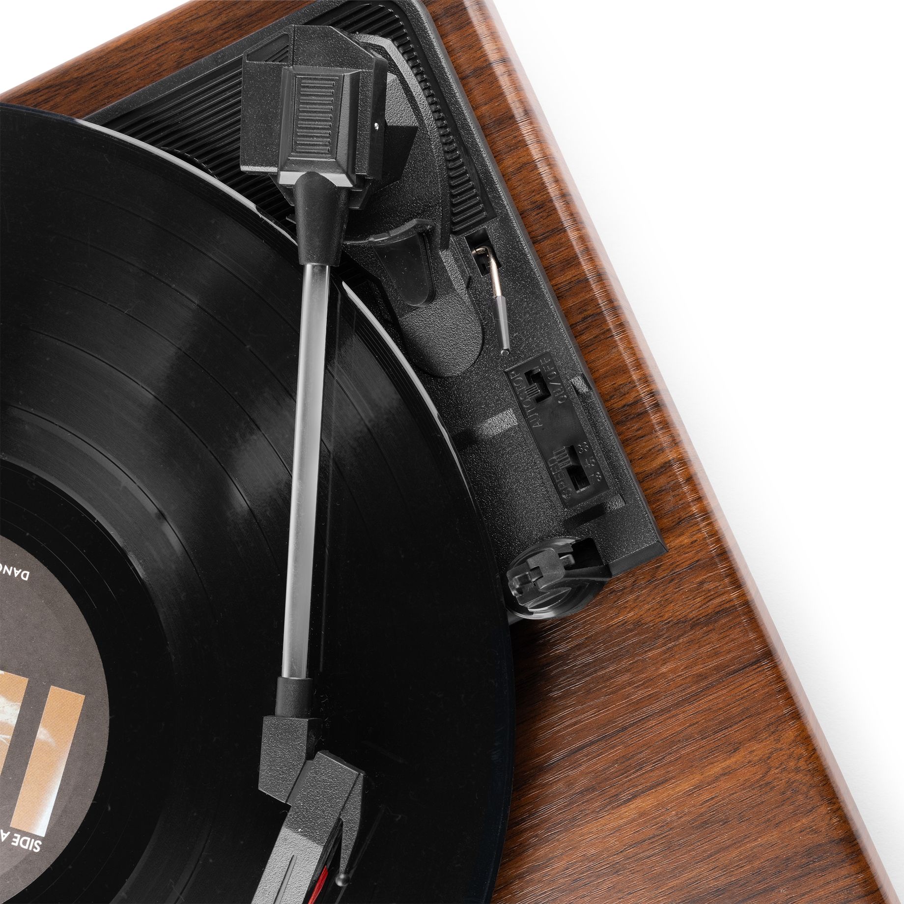 RP112D Record Player BT in/out Dark Wood