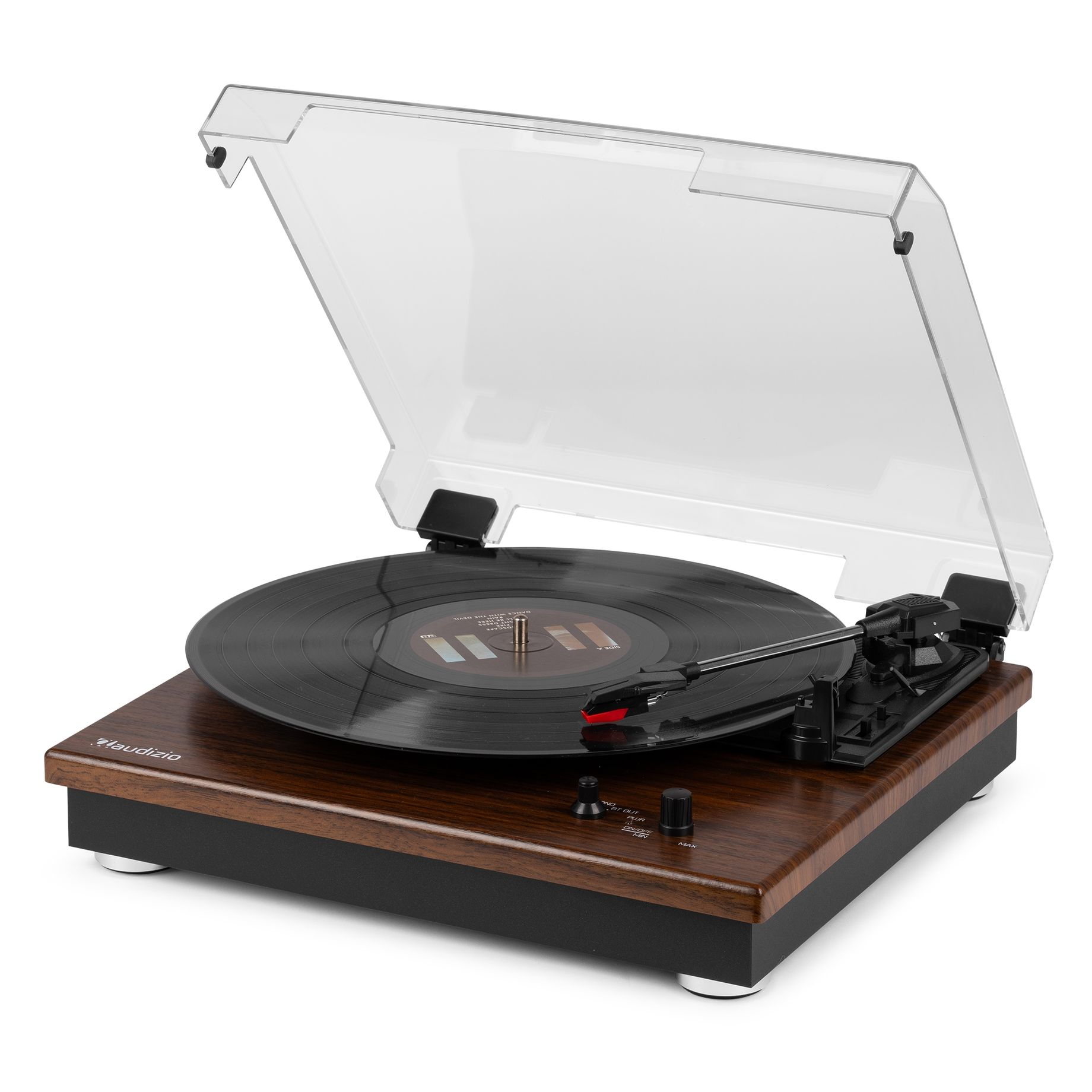 RP112D Record Player BT in/out Dark Wood