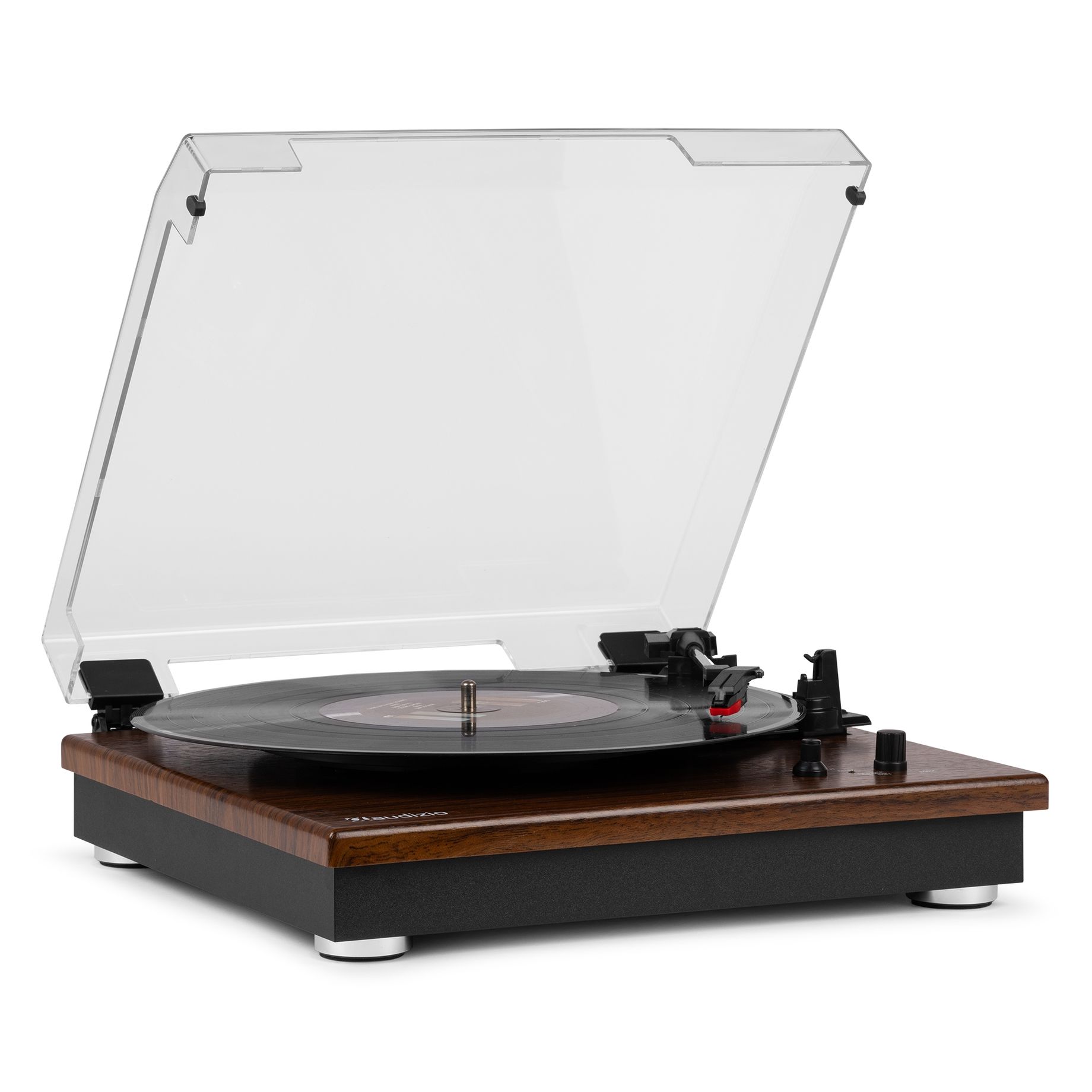 RP112D Record Player BT in/out Dark Wood
