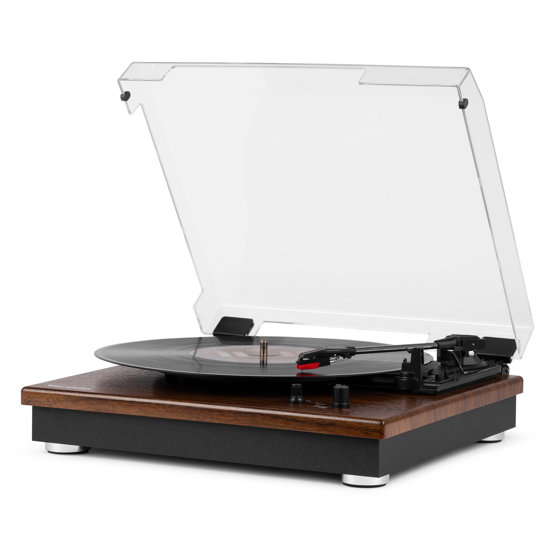 RP112D Record Player BT in/out Dark Wood