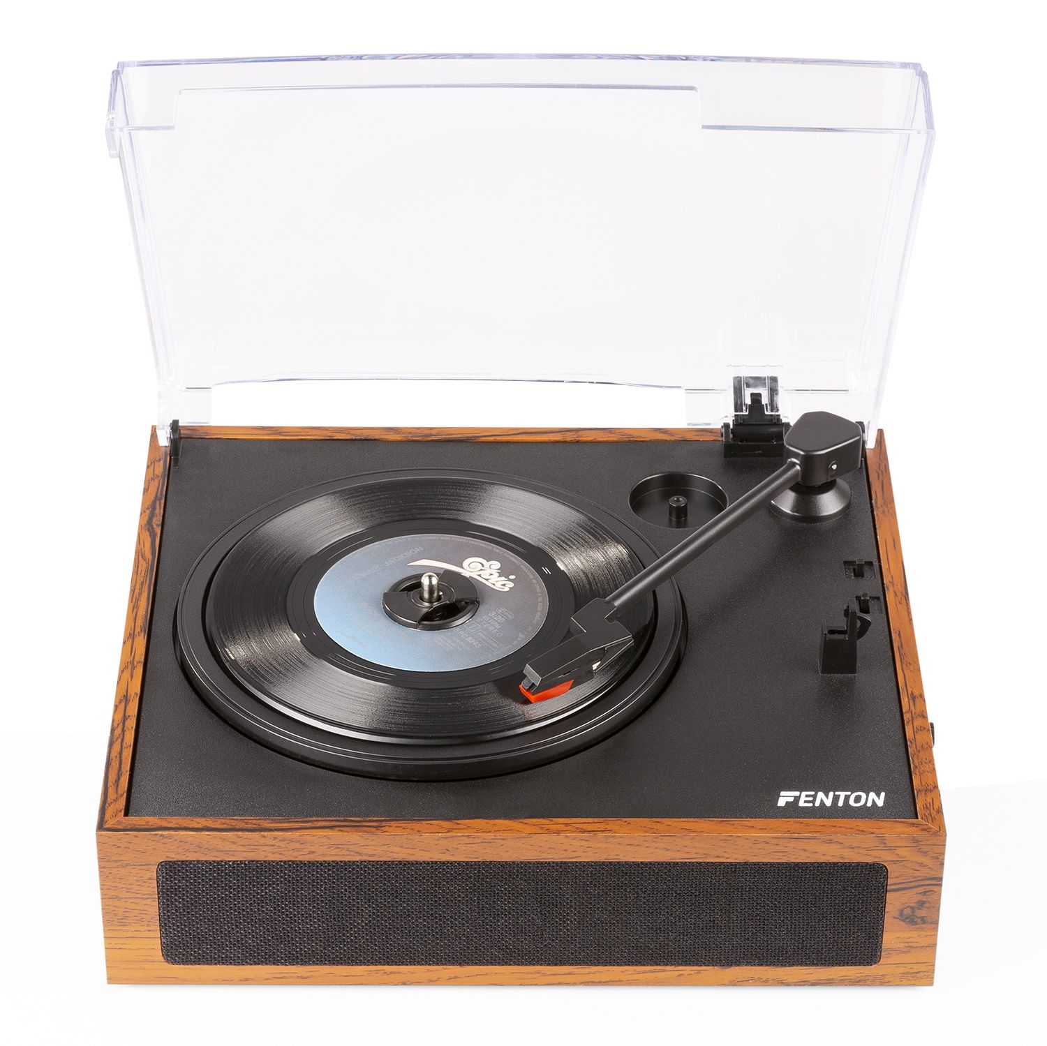 RP170L Record Player with Record Storage Case Wood