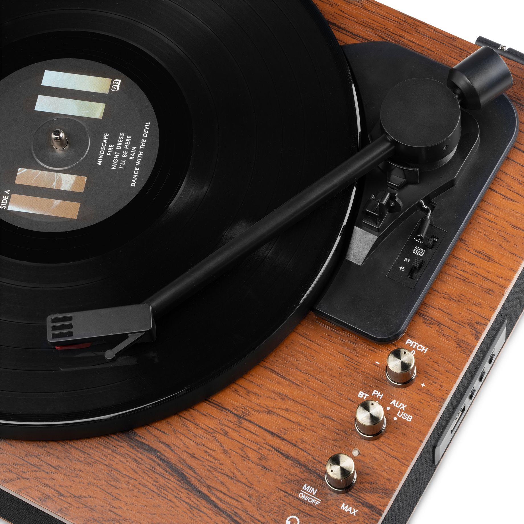 RP162D Record Player HQ BT Dark Wood