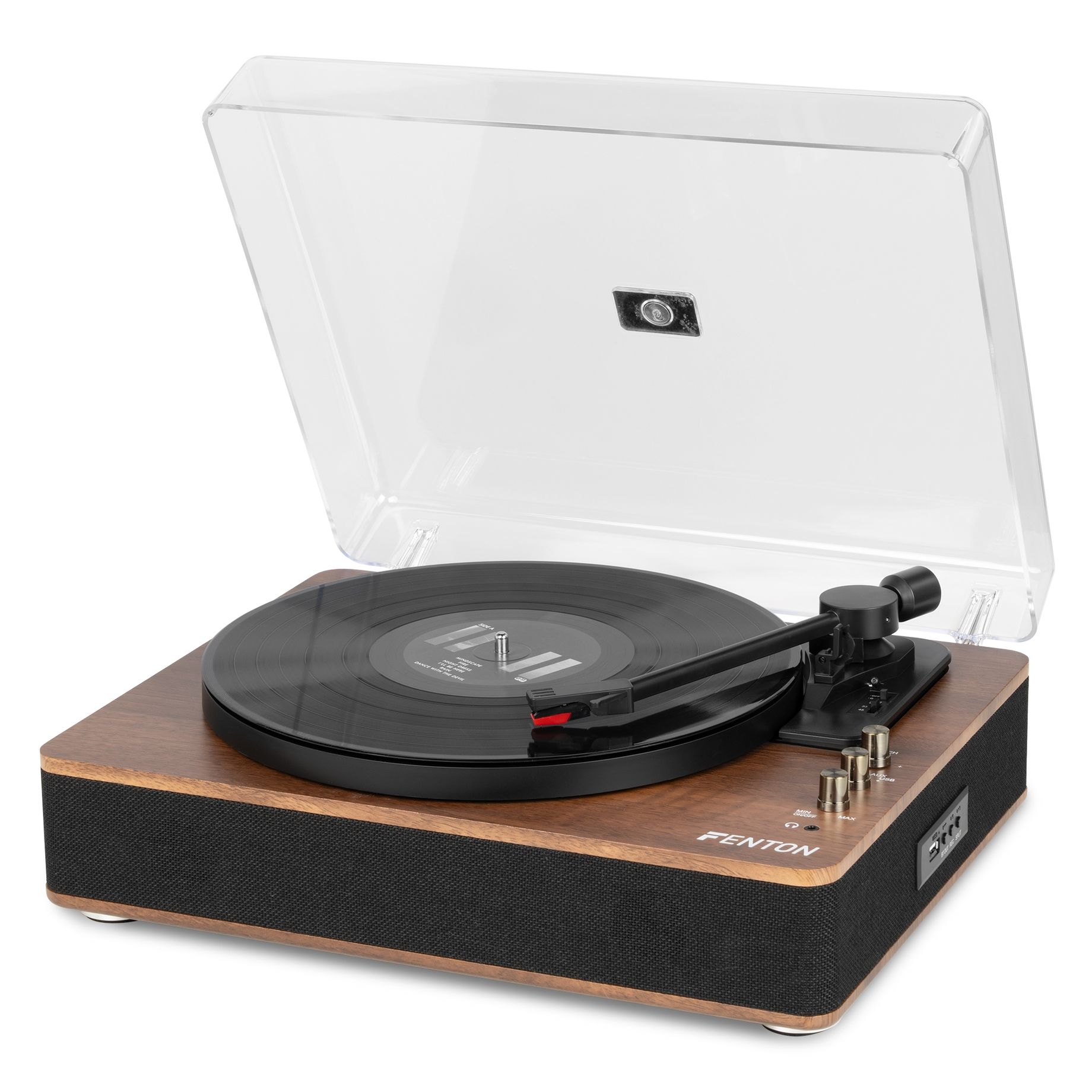RP162 Record Player HQ BT Walnut Wood