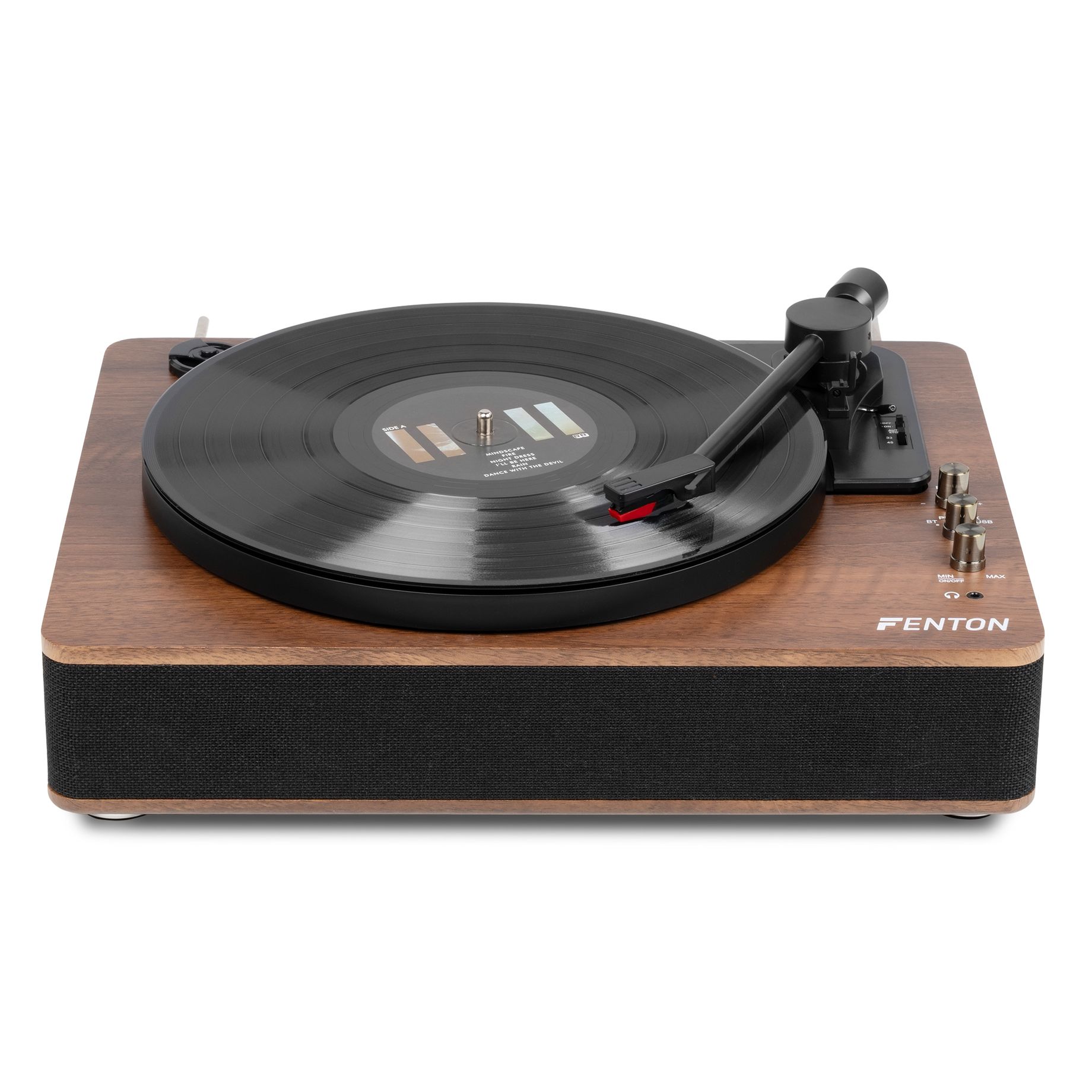 RP162 Record Player HQ BT Walnut Wood