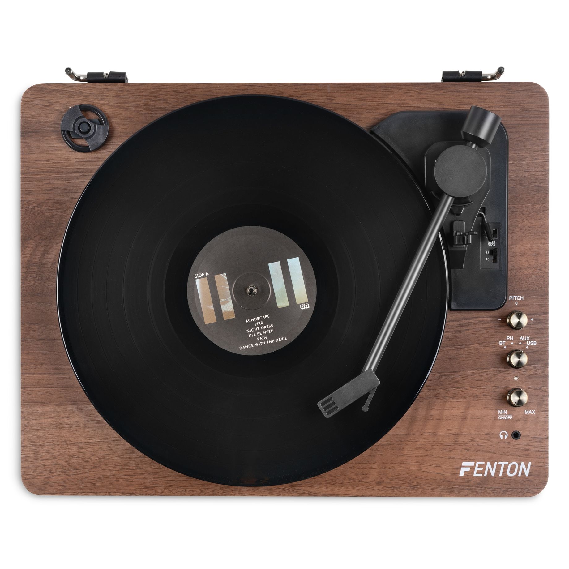 RP162 Record Player HQ BT Walnut Wood