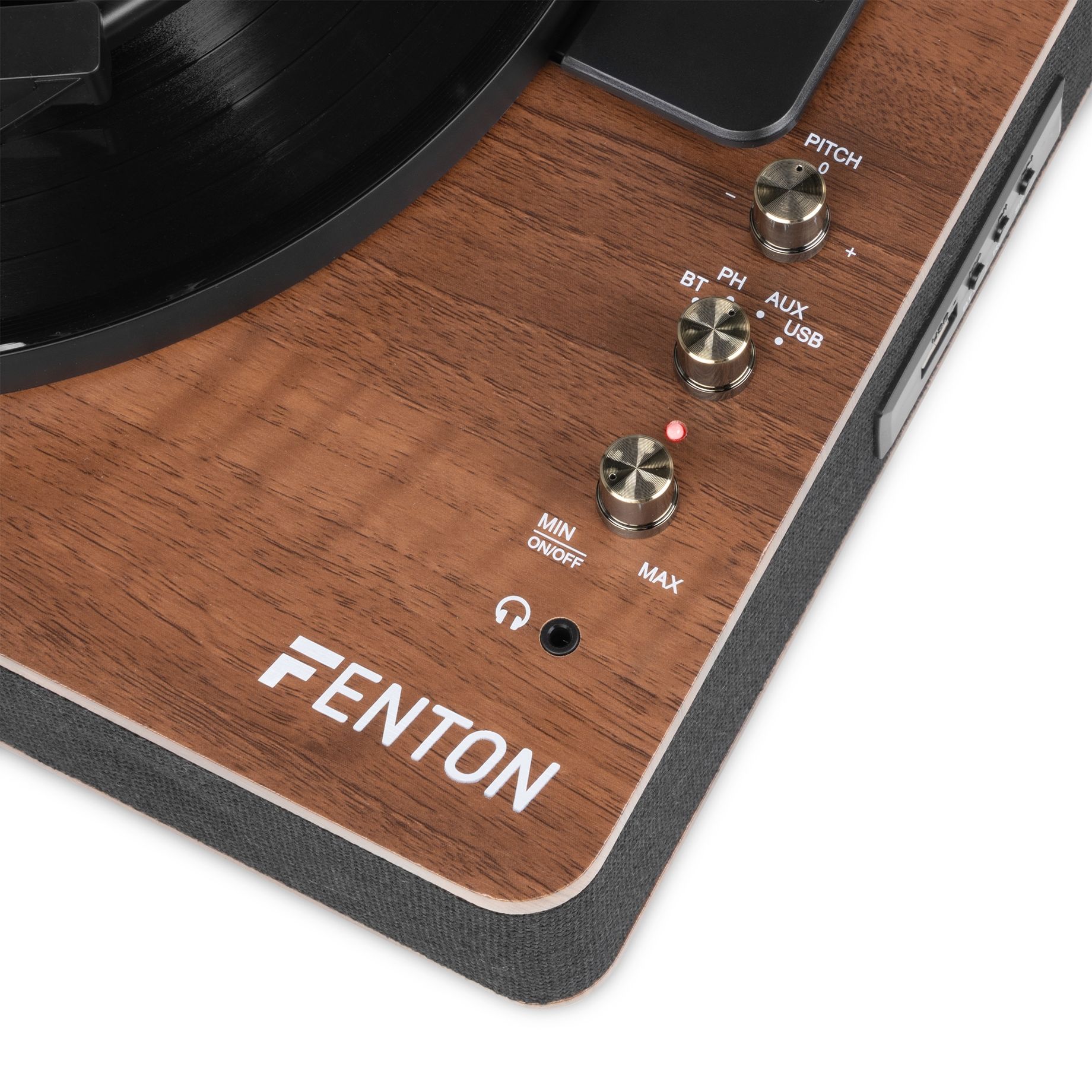 RP162 Record Player HQ BT Walnut Wood