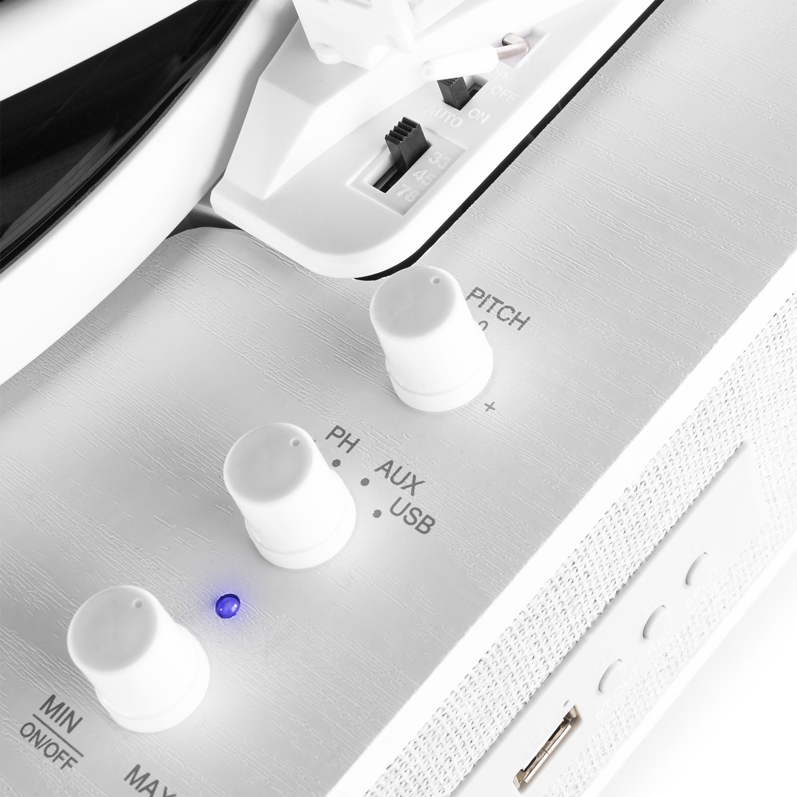 RP162W Record Player HQ BT White