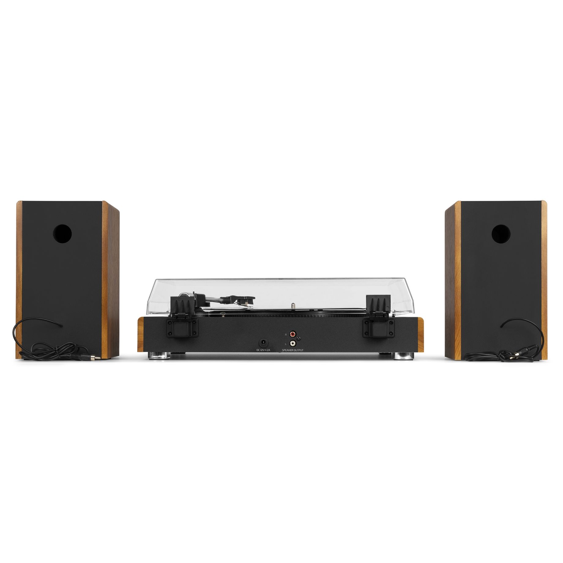 RP335 Vintage Record Player with speakers Wood