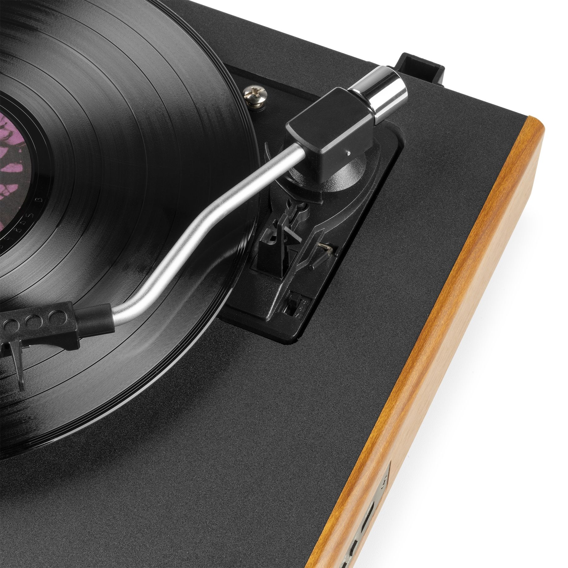 RP335 Vintage Record Player with speakers Wood