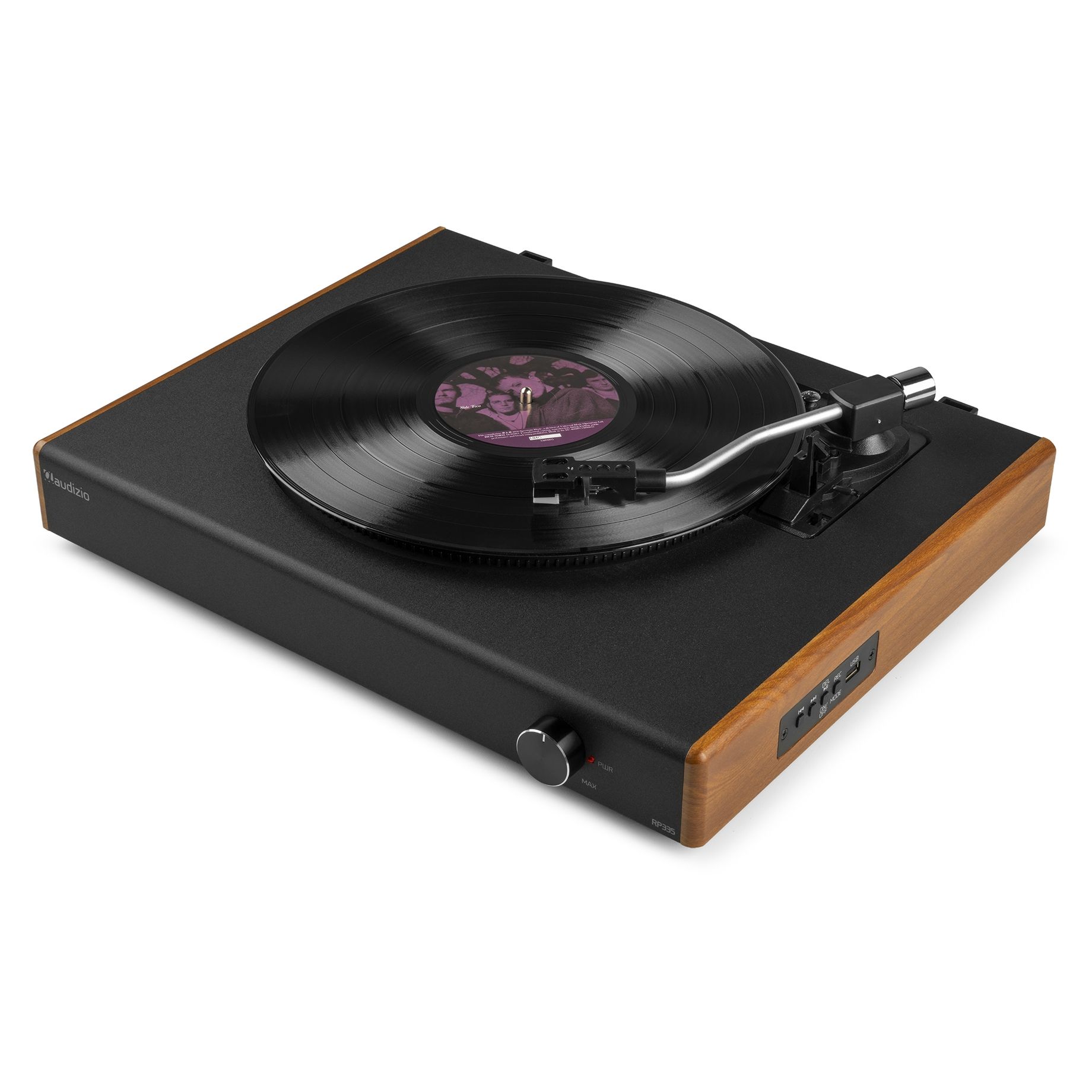 RP335 Vintage Record Player with speakers Wood