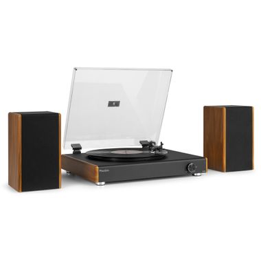 RP335 Vintage Record Player with speakers Wood