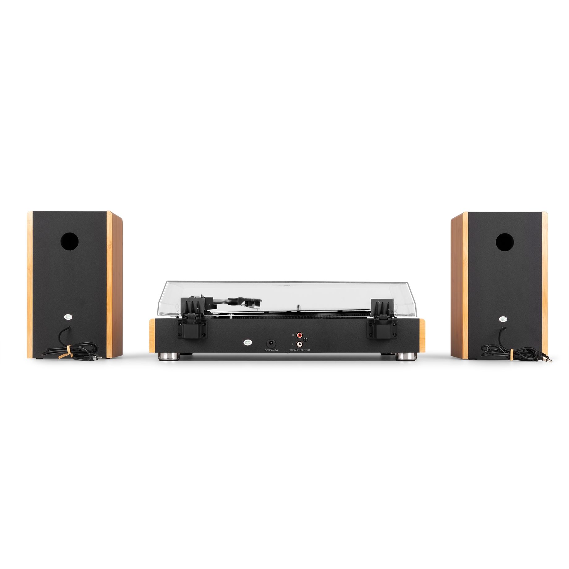 RP335BB Vintage Record Player with speakers Bamboo