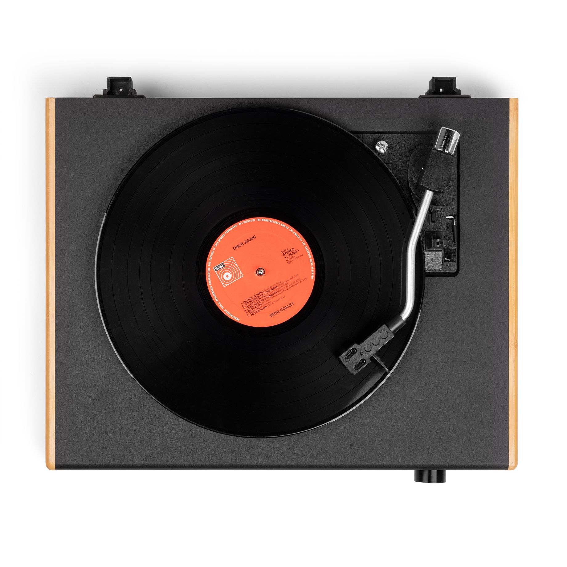 RP335BB Vintage Record Player with speakers Bamboo