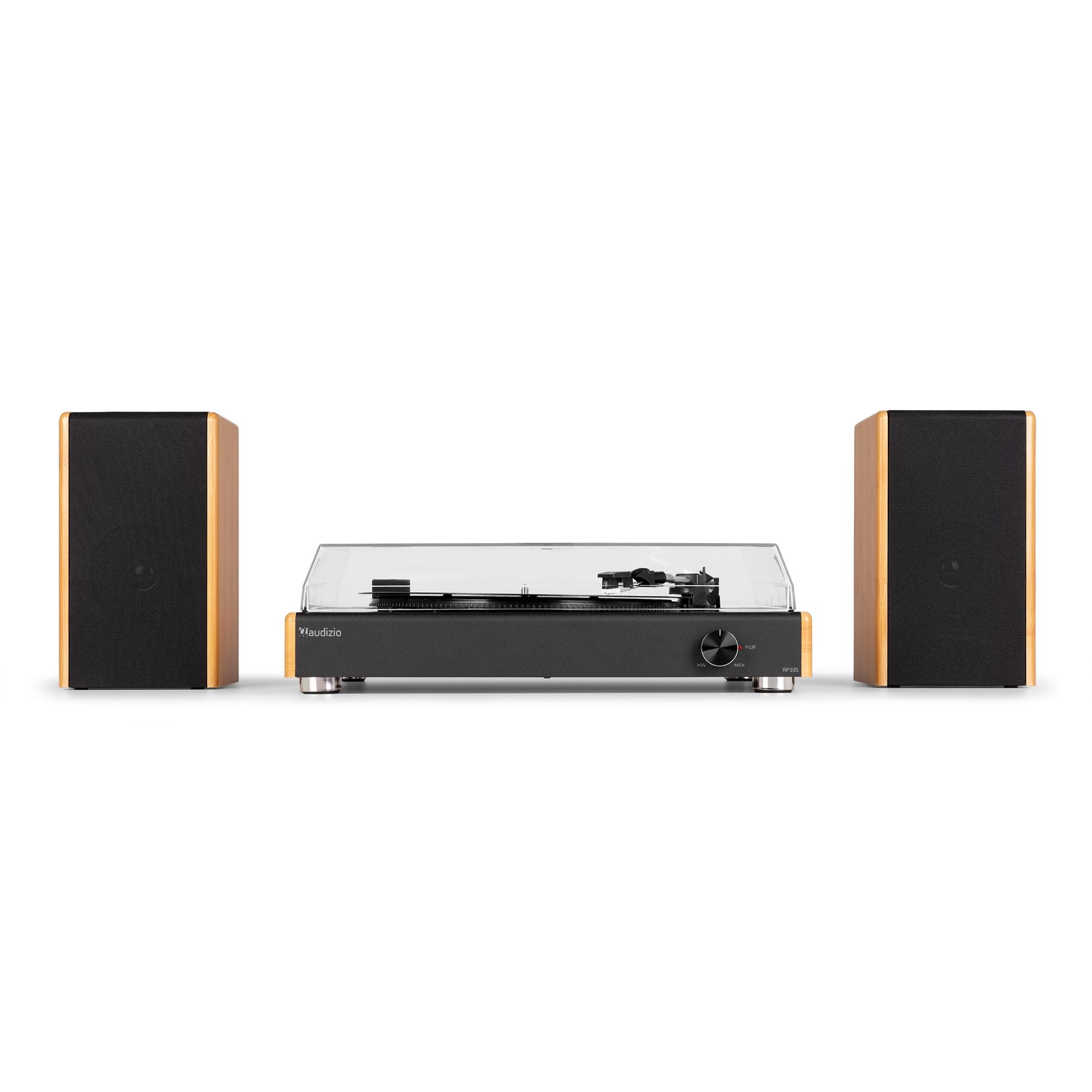 RP335BB Vintage Record Player with speakers Bamboo