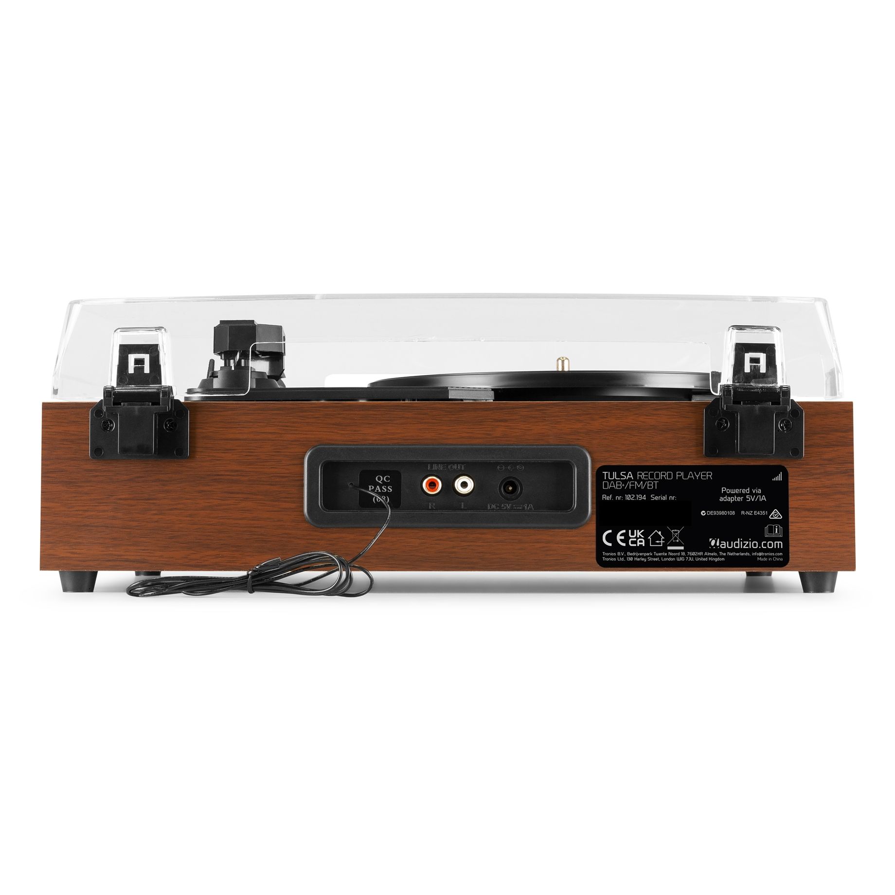 Tulsa Audio Centre with Record Player DAB+ Radio