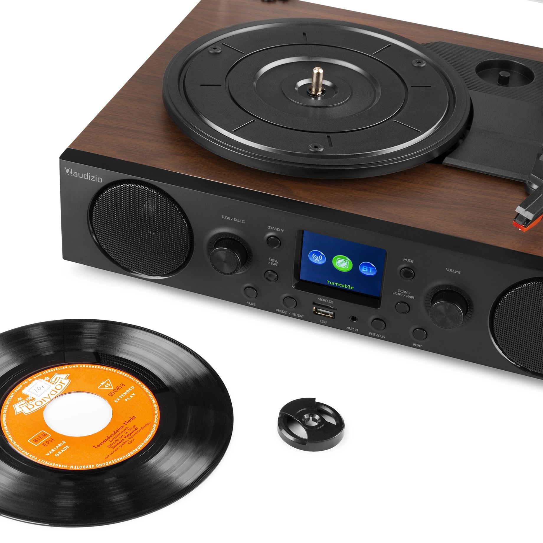 Tulsa Audio Centre with Record Player DAB+ Radio
