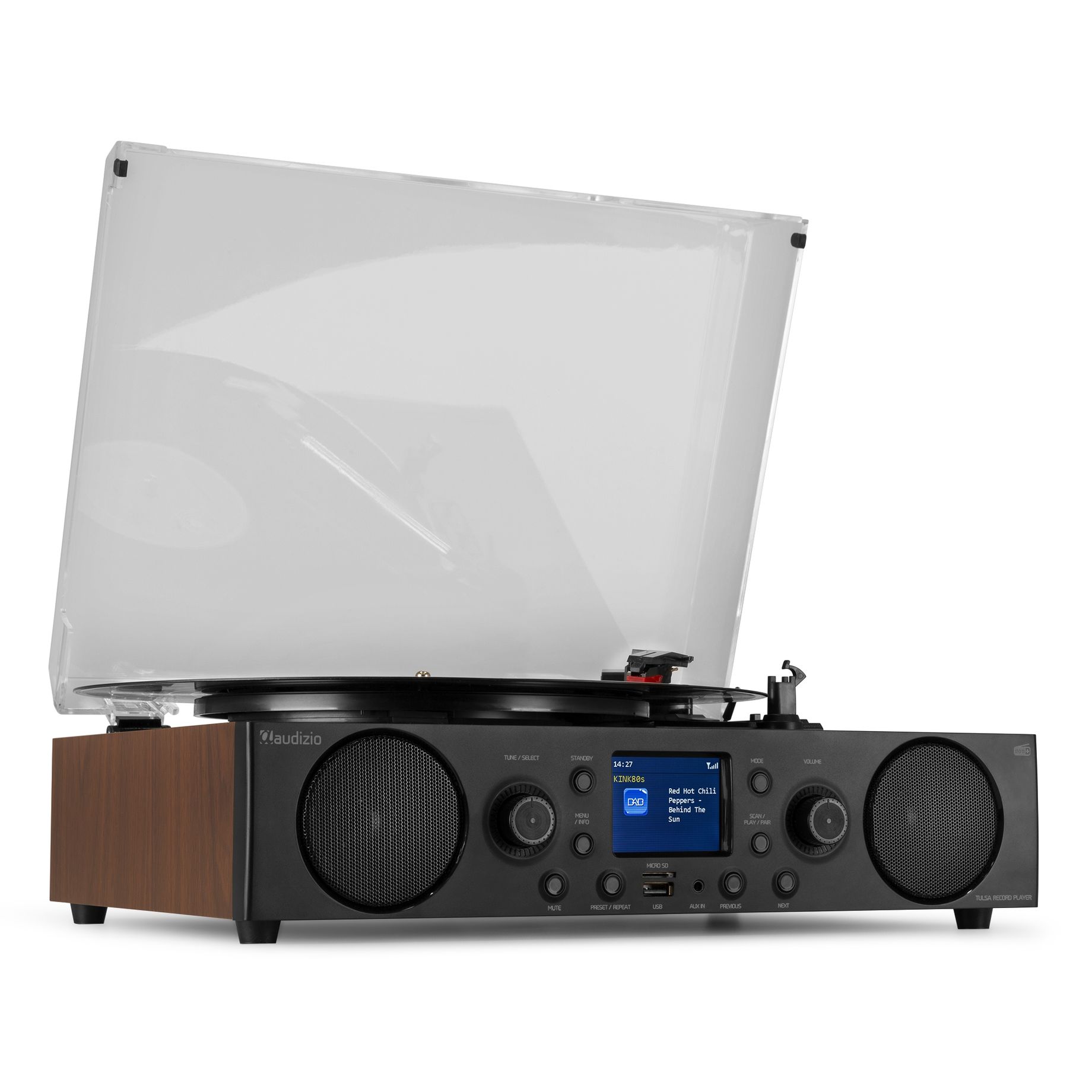 Tulsa Audio Centre with Record Player DAB+ Radio