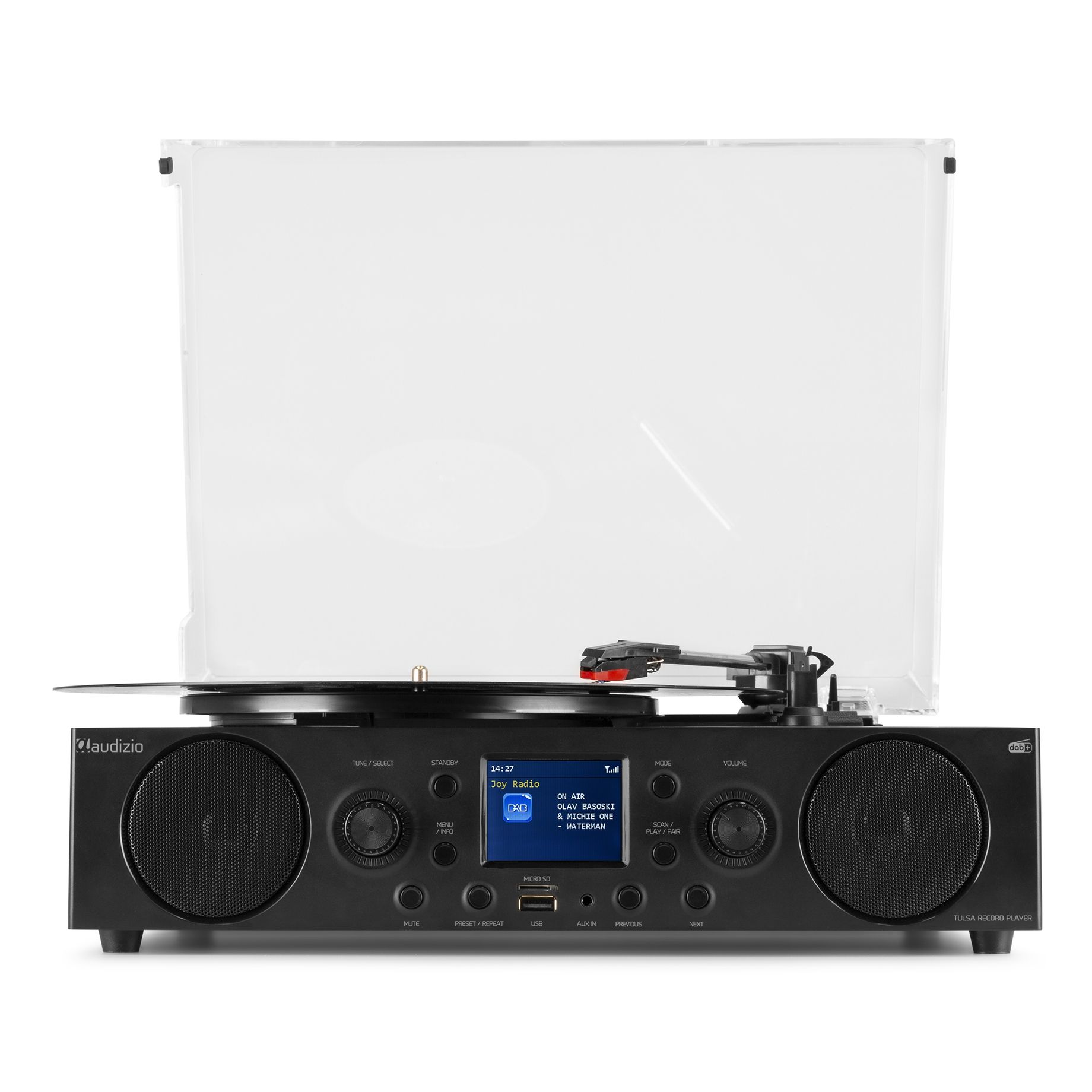 Tulsa Audio Centre with Record Player DAB+ Radio