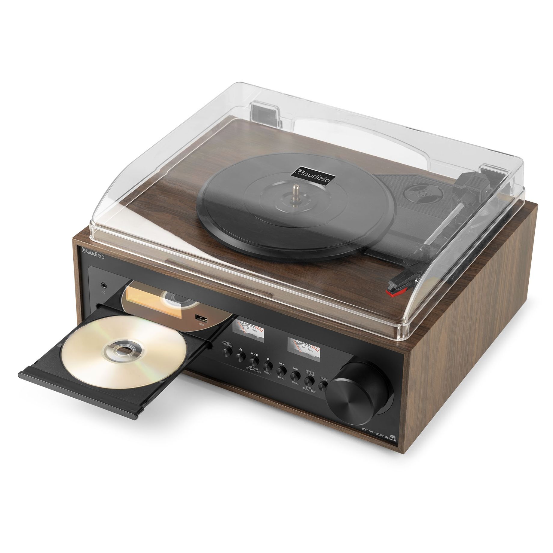 Boston Record Player Set with Speakers