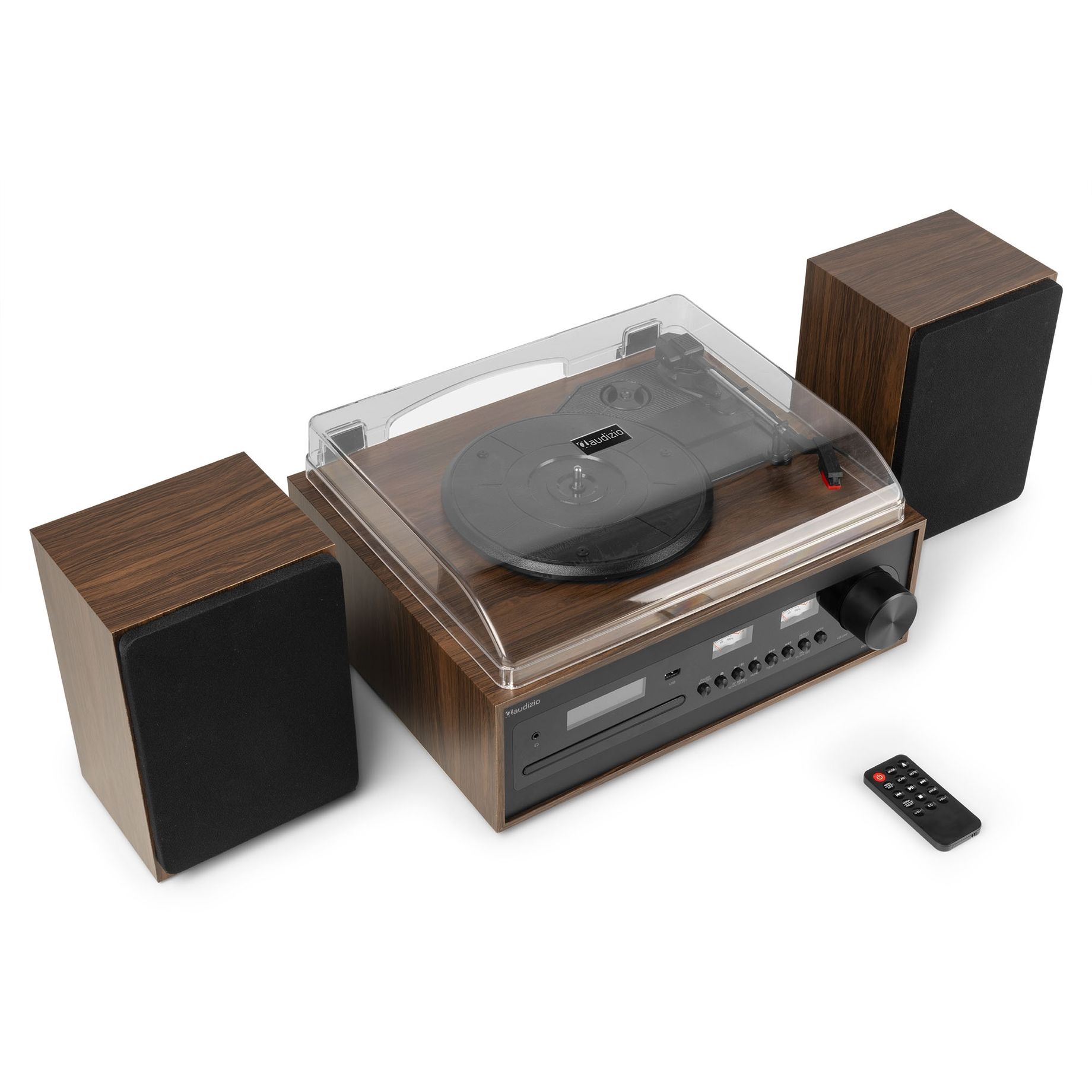 Boston Record Player Set with Speakers