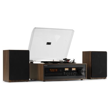 Boston Record Player Set with Speakers