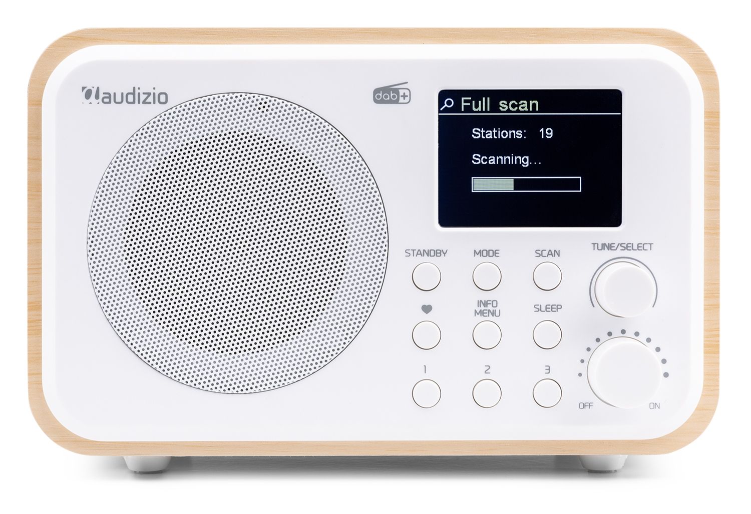 Milan DAB+ Radio with Battery White