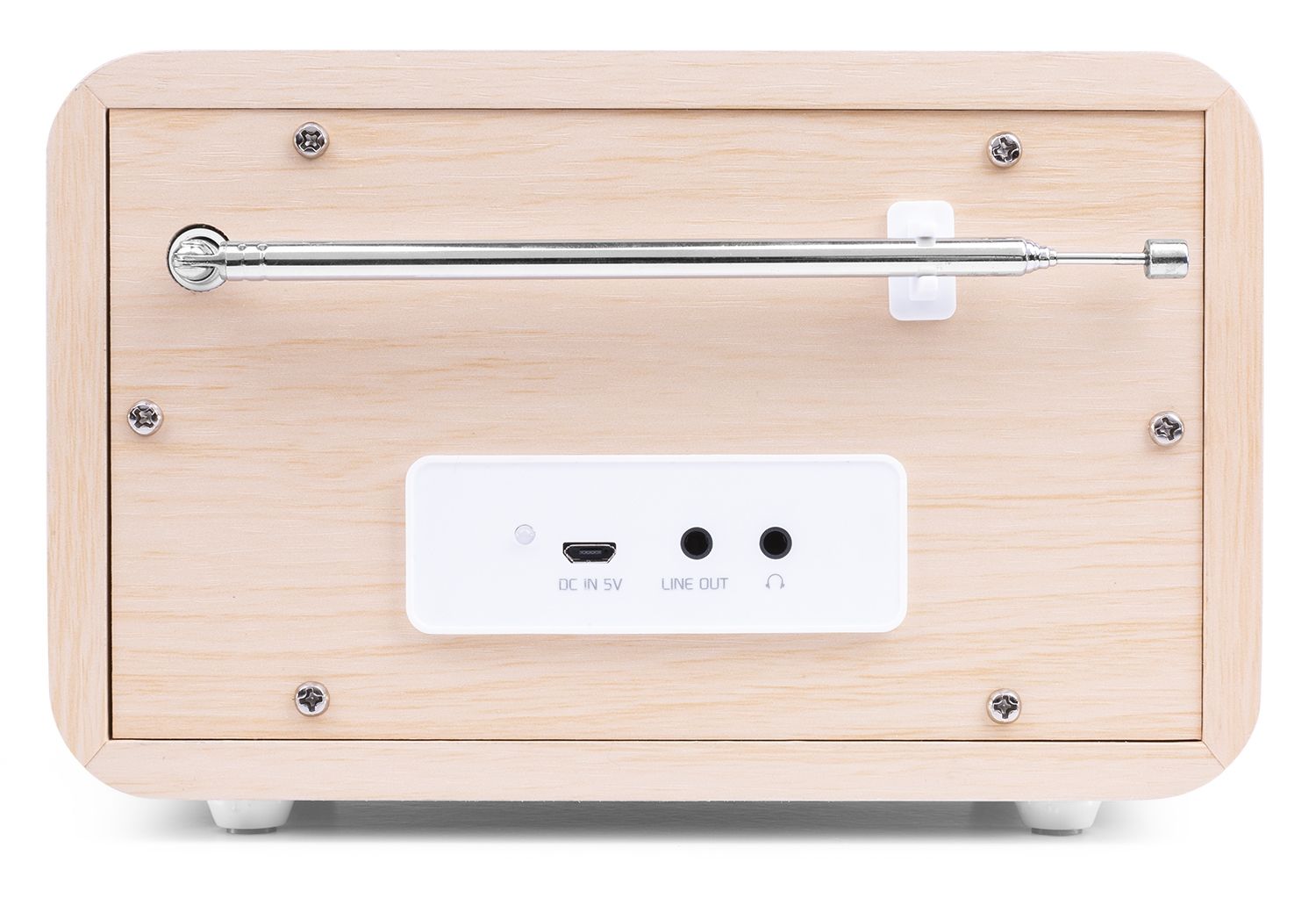 Milan DAB+ Radio with Battery White