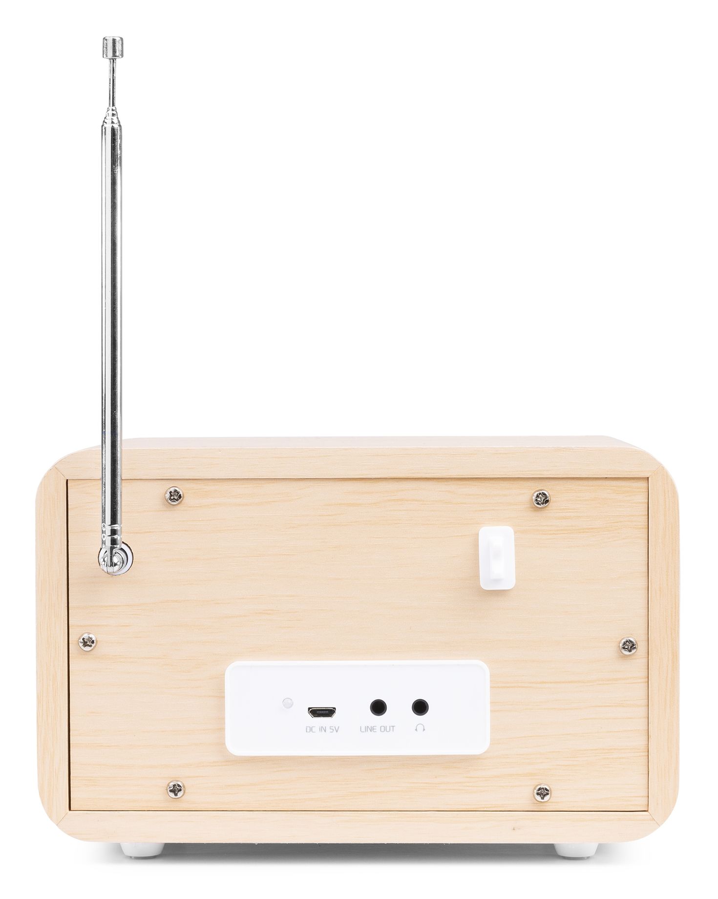 Milan DAB+ Radio with Battery White