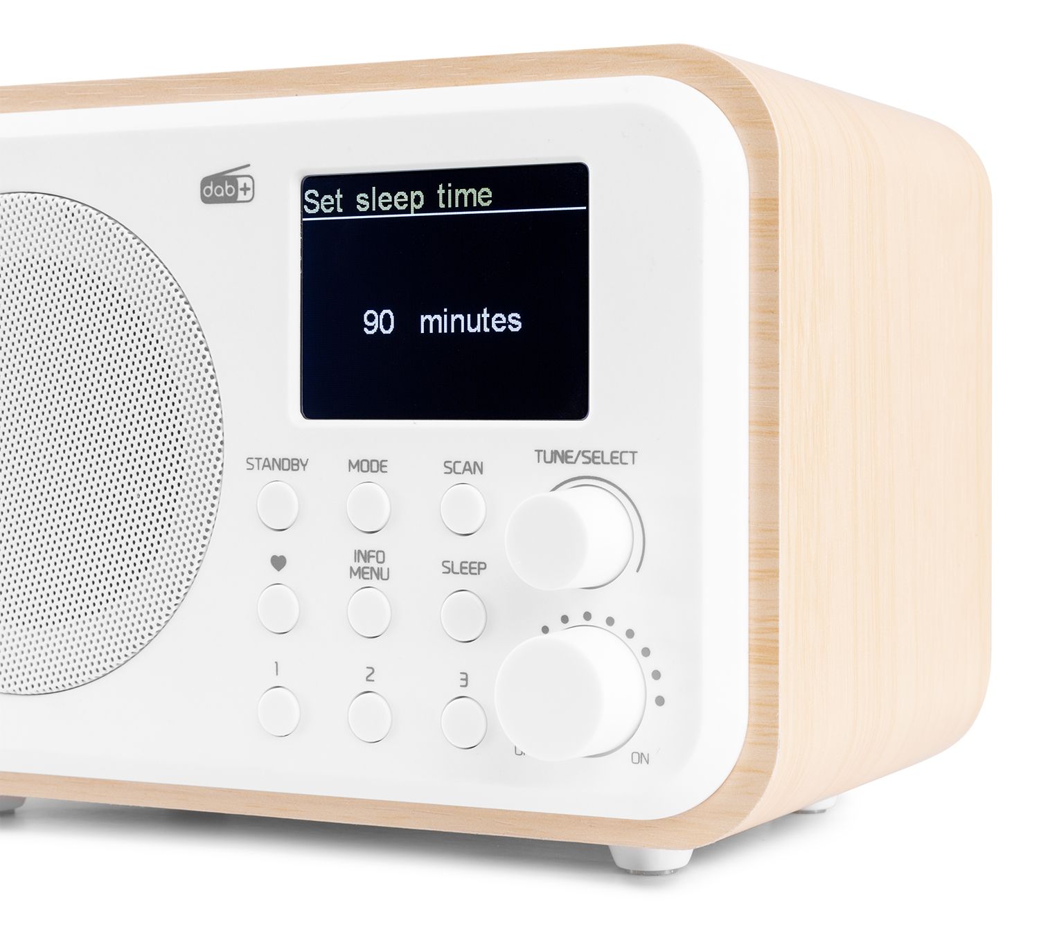 Milan DAB+ Radio with Battery White