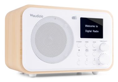 Milan DAB+ Radio with Battery White