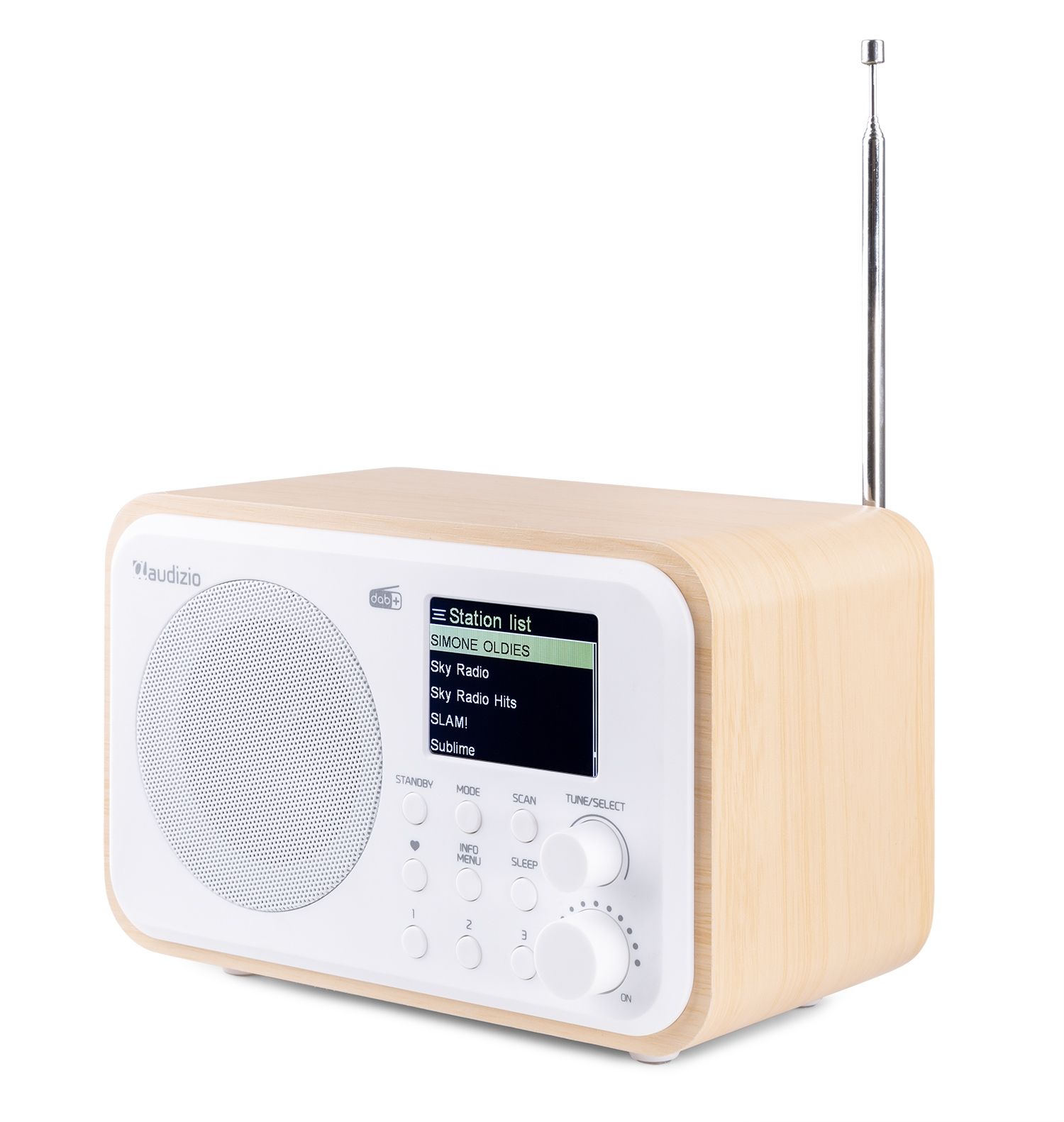Milan DAB+ Radio with Battery White