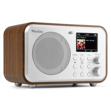 Milan DAB+ Radio with Battery Silver