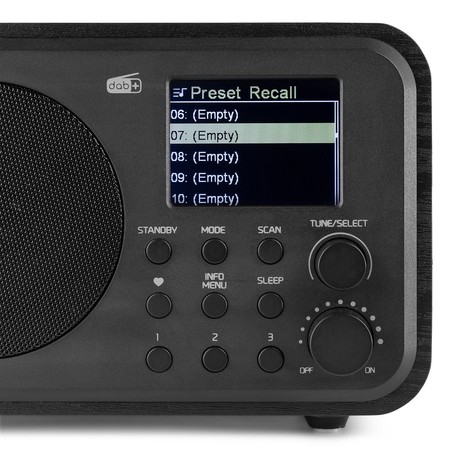 Milan DAB+ Radio with Battery Black