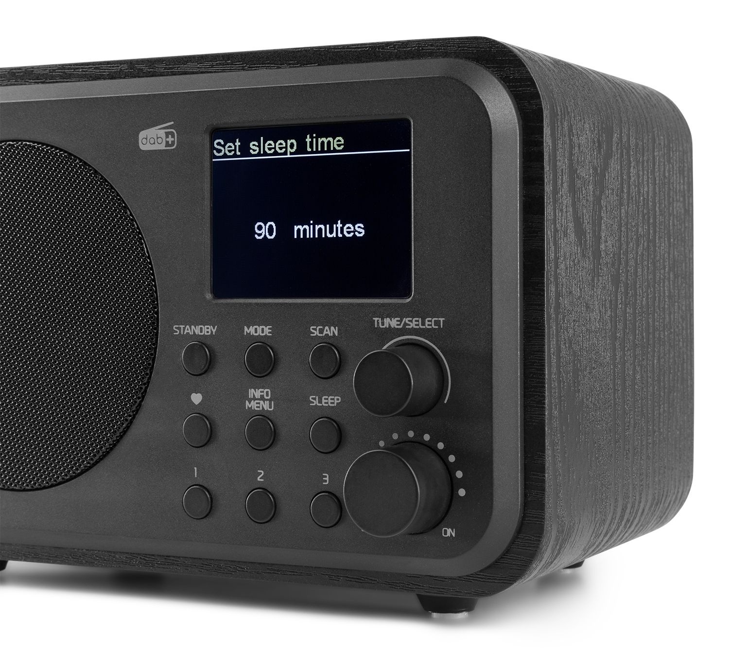 Milan DAB+ Radio with Battery Black