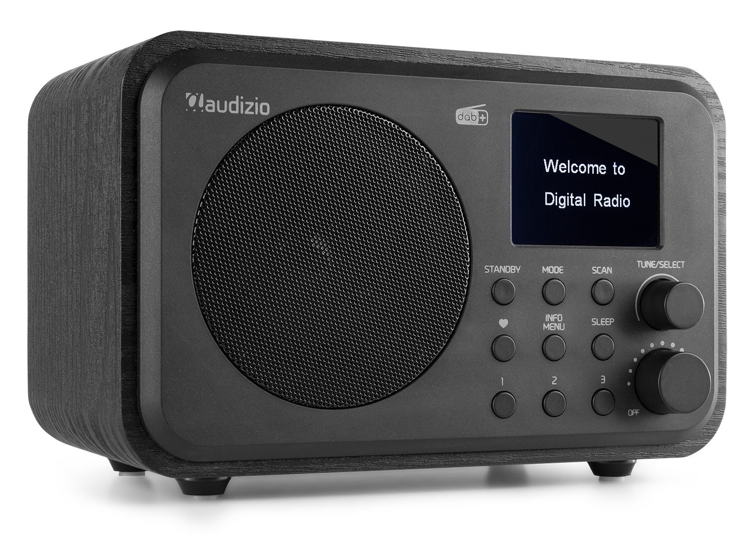Milan DAB+ Radio with Battery Black