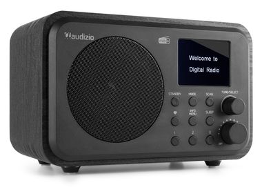 Milan DAB+ Radio with Battery Black