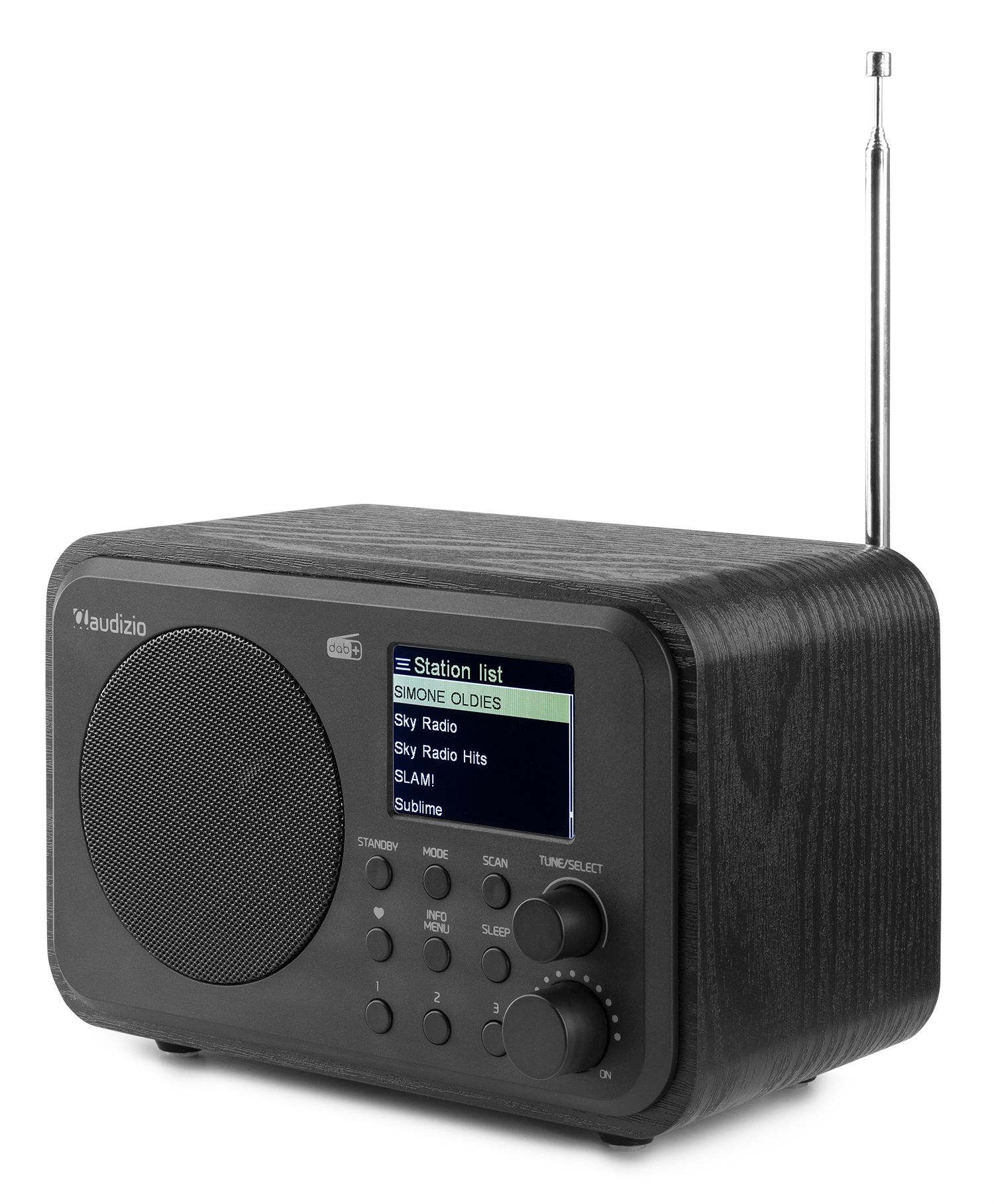 Milan DAB+ Radio with Battery Black